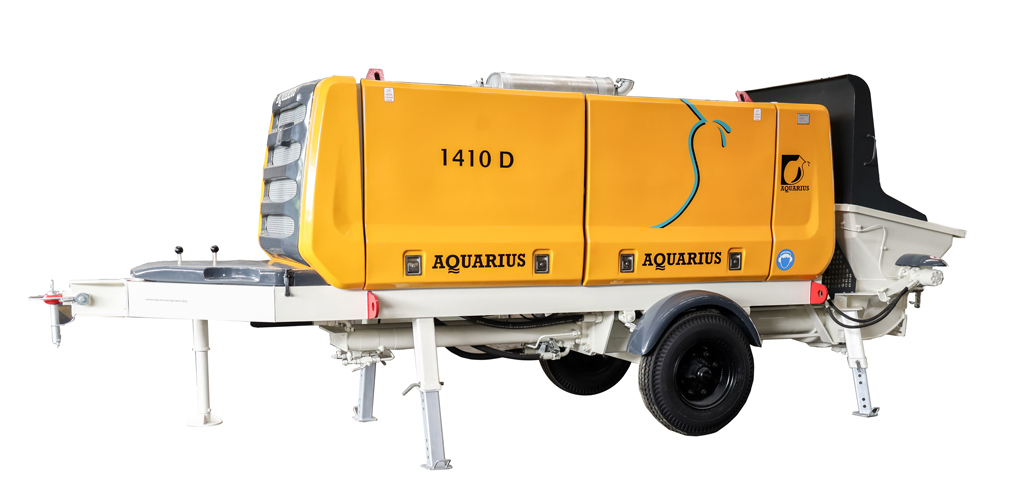 High Output Stationary Concrete Pump – 1410 D