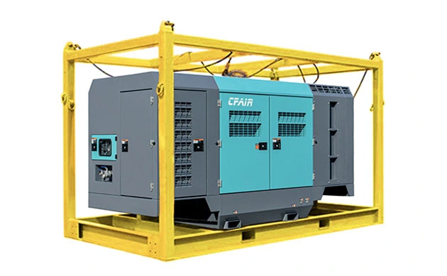 CFOF700MK-10.3 700CFM OIL FREE Diesel Driven Portable Compressor For Oil Field