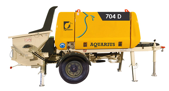 STATIONARY CONCRETE PUMP – 704 D