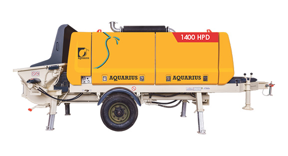 HIGH PRESSURE STATIONARY CONCRETE PUMPS – 1400 HPD