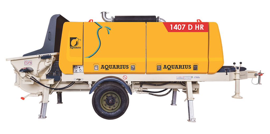 STATIONARY CONCRETE PUMP – 1407 D HR